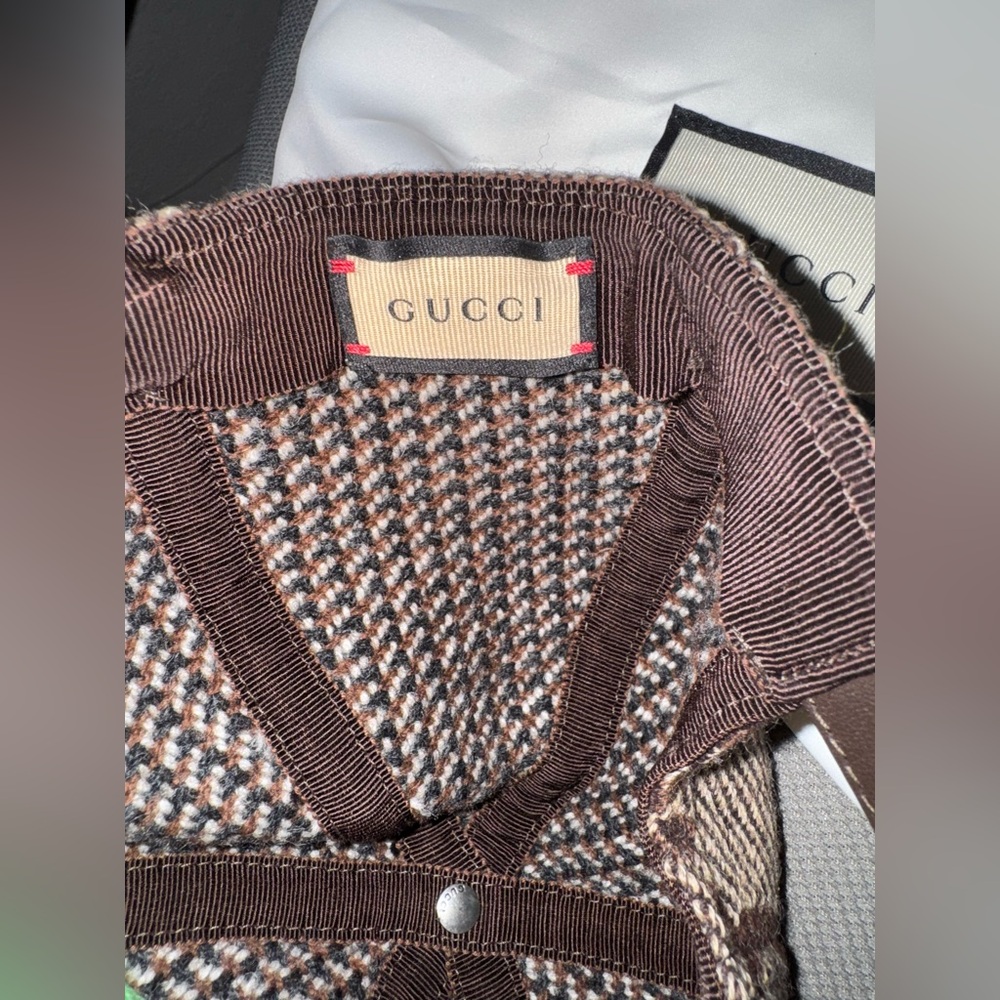 Gucci Brown and Black baseball Cap. Size S - Picture 2 of 5